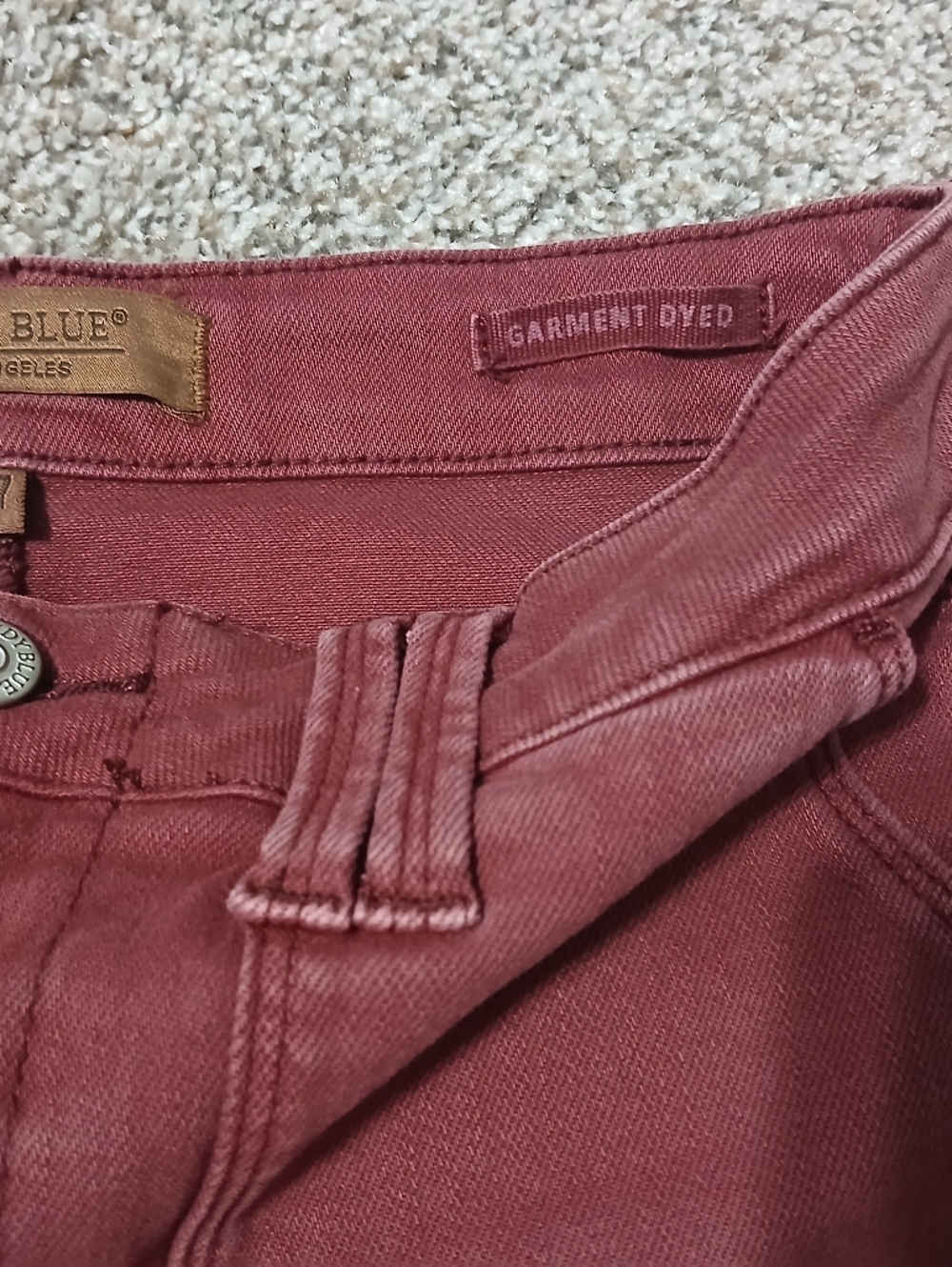 Judy Blue High-Rise Straight Leg Pants in Burgundy - Picture 5 of 16